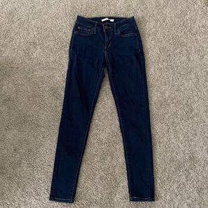 Levi’s 710 Super Skinny Jeans Dark Wash